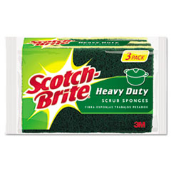 Heavy-Duty Scrub Sponge, 4 1/2 x 2 7/10 x 3/5