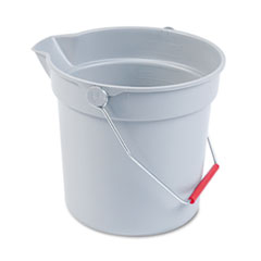 10 Quart Plastic Utility Pail, 10 1/2 Diameter x 10