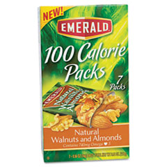 100 Calorie Pack Walnuts and Almonds, .56oz Packs, 7/Box