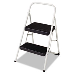 2-Step Folding Steel Step Stool, 200lbs, 17 3/8w x 18d