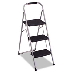 3-Step Big Step Folding Stool, 200lb, 17 3/4w x 28d x