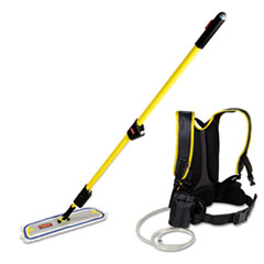 Flow Finishing System, 56&quot; Handle, 18&quot; Mop Head, Yellow