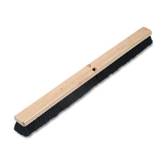 Floor Brush Head, 2 1/2&quot; Black Tampico Fiber, 36&quot;