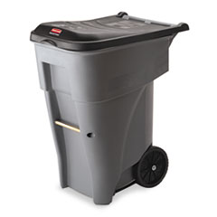 Brute Rollout Heavy-Duty Waste Container, Square,