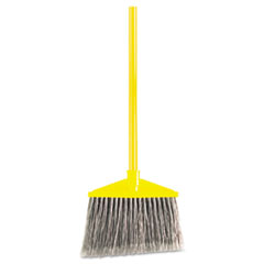 Angled Large Broom, Poly Bristles, 46 7/8&quot; Metal
