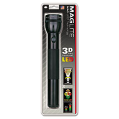 LED Flashlight, 3D, Black