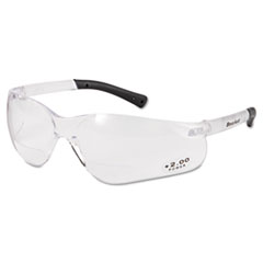BearKat Magnifier Safety Glasses, Clear Frame, Clear