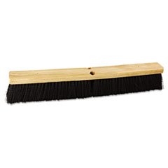 Floor Brush Head, 24&quot; Wide, Polypropylene Bristles