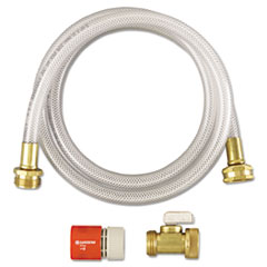 RTD Water Hook-Up Kit, Switch, On/Off, 3/8 dia x 5ft