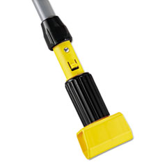 Gripper Vinyl-Covered Aluminum Mop Handle, 1 1/8
