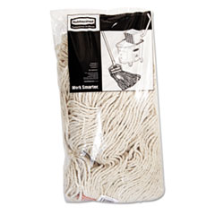 Cotton/Synthetic Cut-End Blend Mop Head, 20oz, 1&quot;