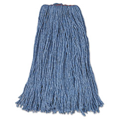 Cotton/Synthetic Cut-End Blend Mop Head, 24oz, 1&quot;