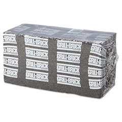 Grill Brick, 8 x 4, Black, 12/Carton