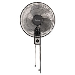 16&quot; Wall Mount Fan, 3-Speed, Metal, Black