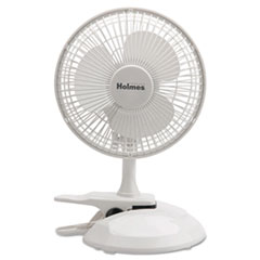 6&quot; Convertible Clip/Desk Fan, 2 Speed, White