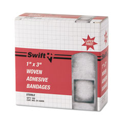 Adhesive Bandages, 1&quot; x 3&quot;, Woven