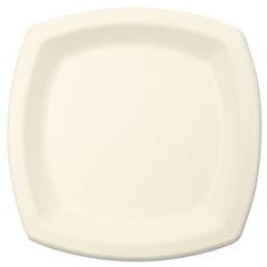 Bare Eco-Forward Sugarcane Dinnerware, 6 7/10&quot; Plate,