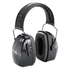 Leightning L3 Noise-Blocking Earmuffs, 30NRR, Black/Gray