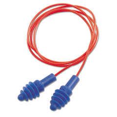 DPAS-30R AirSoft Multiple-Use Earplugs, 27NRR, Red