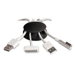 Cord Catcher for Desks &amp; Workstations, Black