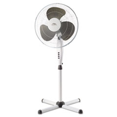 16&quot; Three-Speed Oscillating Pedestal Fan, Three Speed,