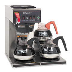 CWTF-3 Three Burner Automatic Coffee Brewer, Stainless