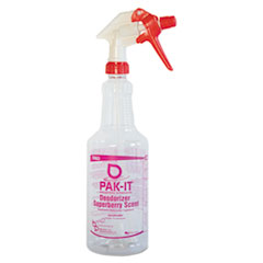 Empty Color-Coded Trigger-Spray Bottle, 32 oz,