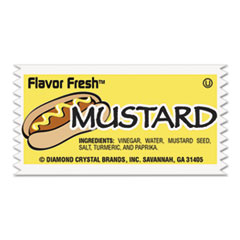 Flavor Fresh Mustard Packets, .317oz, 200/Carton