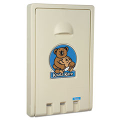 Standard Vertical Baby Changing Station, Cream