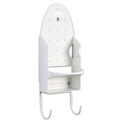 Ironing Organizer, 5 1/4w x 4d x 15 1/2h, Plastic, White