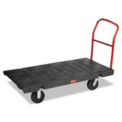 Platform Truck, 2000-lb Cap, 30w x 60d x 7h, Black