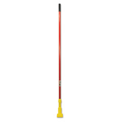 Gripper Fiberglass Mop Handle, 60&quot;, Red/Yellow