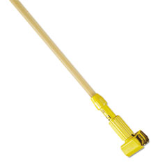 Gripper Mop Handle, Hardwood, 54&quot;