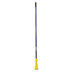 Gripper Fiberglass Mop Handle, 60&quot;, Blue/Yellow