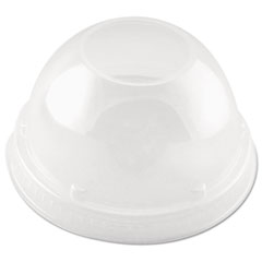 Cappuccino Dome Sipper Lids, 16 oz, Clear