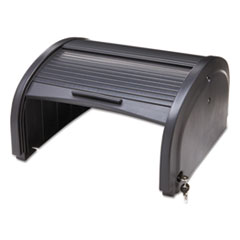Locking Security Hood, 17 3/4&quot; x 10 3/10&quot;, Black