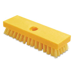 Deck Brush, Polypropylene Palmyra Fibers, 9&quot; Plastic