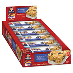 Chewy Yogurt Granola Bars, 1.23 oz Bar, Blueberry, 12/Bo