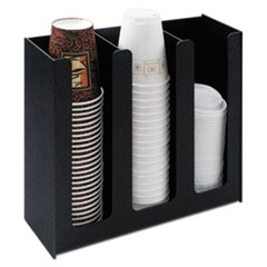 Cup Holder, 12 3/4w x 4 1/2d x 11 3/4d, Black