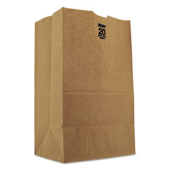 #20 Squat Paper Grocery, 50lb Kraft, Heavy-Duty 8 1/4 x5