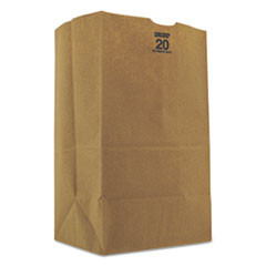 #20Squat Grocery Bag, 57lb Kraft, Extra-Heavy-Duty 8