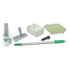 Indoor Window Cleaning Kit, Aluminum, 72&quot; Extension Pole