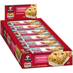 Chewy Yogurt Granola Bars, 1.23 oz Bar, Strawberry,