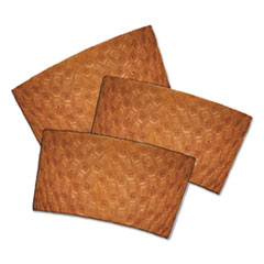 Kraft Hot Cup Sleeves, For 10-24 oz Cups, Brown,