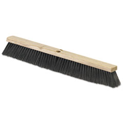 Fine/Medium Floor Sweeps, Black, 36&quot; x 3&quot;, Polypropylen