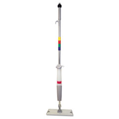Bucketless Microfiber Mop System, 5 x 18 Head, 59&quot;