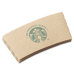 Cup Sleeves, For 12/16/20 oz Hot Cups, Kraft, 1380/Carton
