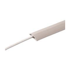 Cord Concealer, 2 1/2&quot;w x 1/2&quot;h x 6ft l, Gray