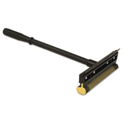 General-Duty Squeegee, 8&quot; Sponge Head/Rubber Blade, 16&quot;