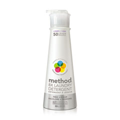 8X Laundry Detergent, Free &amp; Clear, 20 oz Bottle